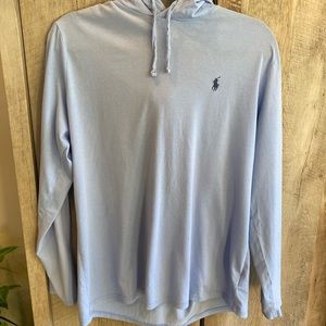 Ralph Lauren Polo Jersey Hooded Long Sleeve T-Shirt